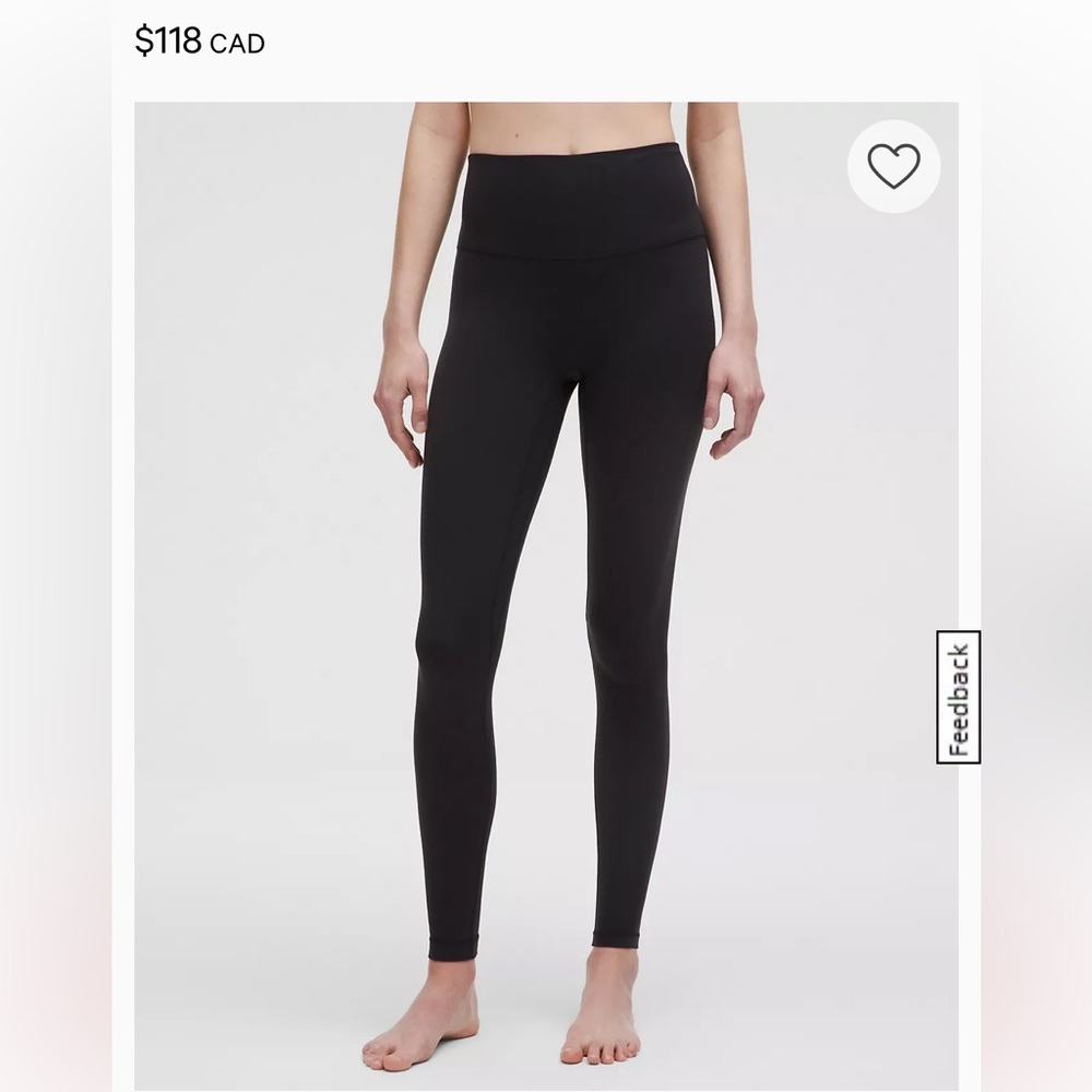 NWOT Black High-Waisted Leggings